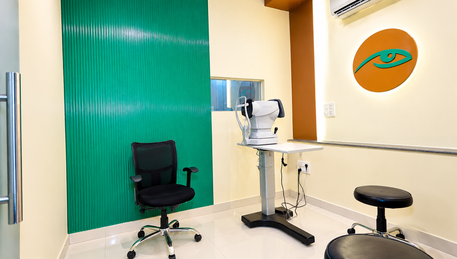 Bright examination room