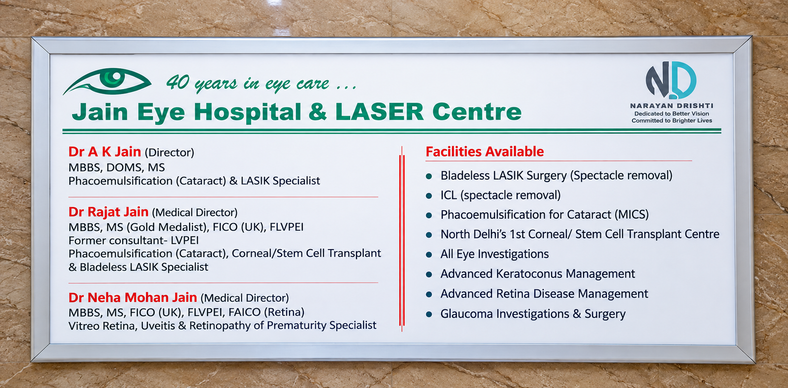Hospital facilities and services board