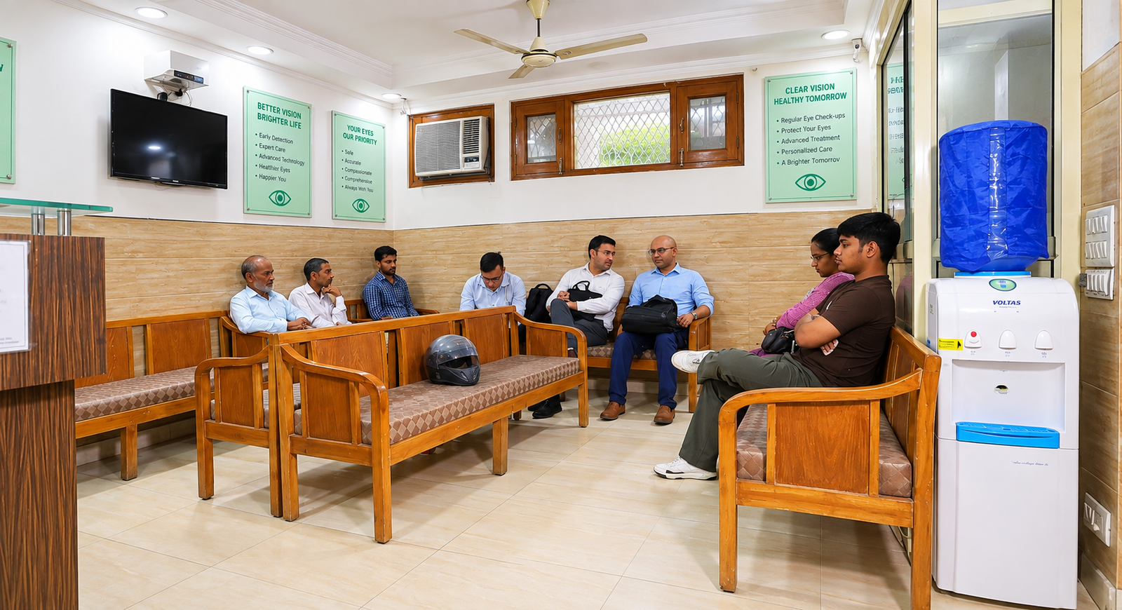 Patient waiting area